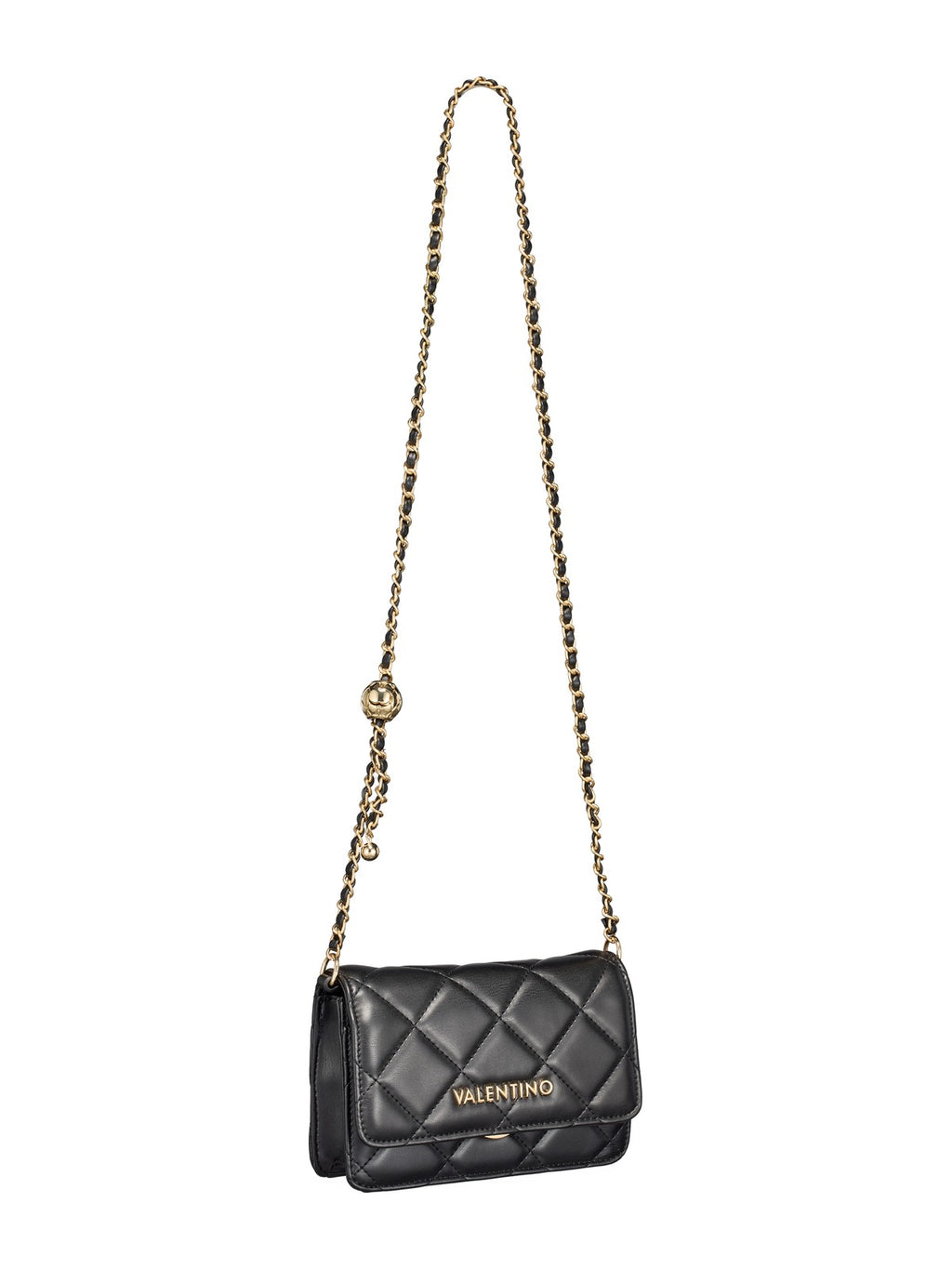 Women's Valentino Ocarina Flap Bag In Black