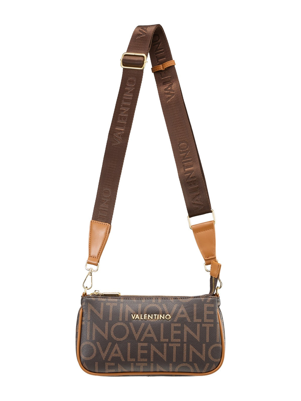 Women's Valentino Regina Re Shoulder Bag In Dark Brown
