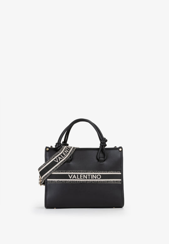Women's Valentino Aella Shopper Bag in Black