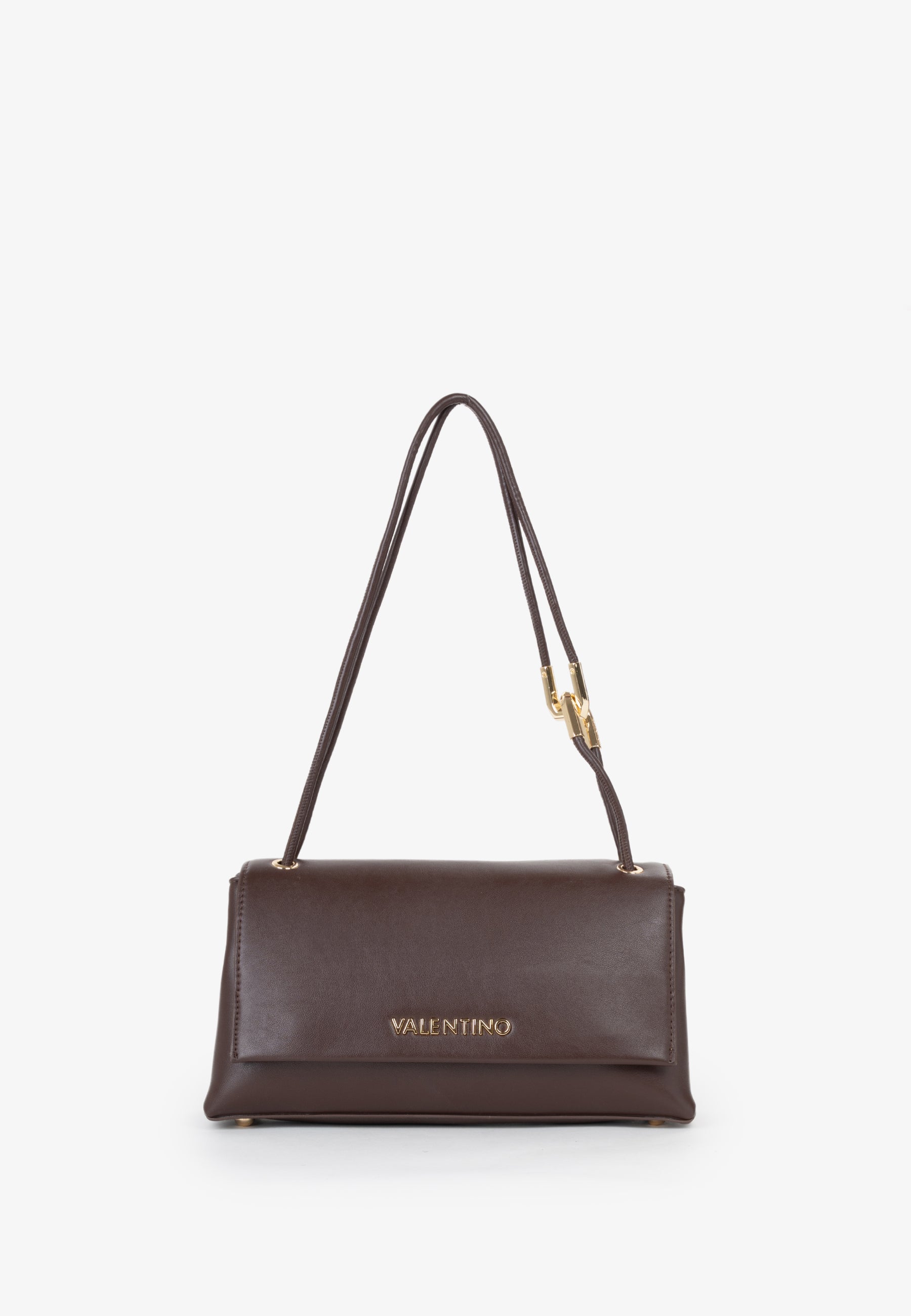 Women's Valentino Fable Re Flap Bag In Dark Brown