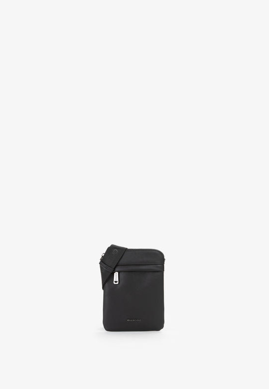 Men's Valentino Karo Crossbody Bag In Black
