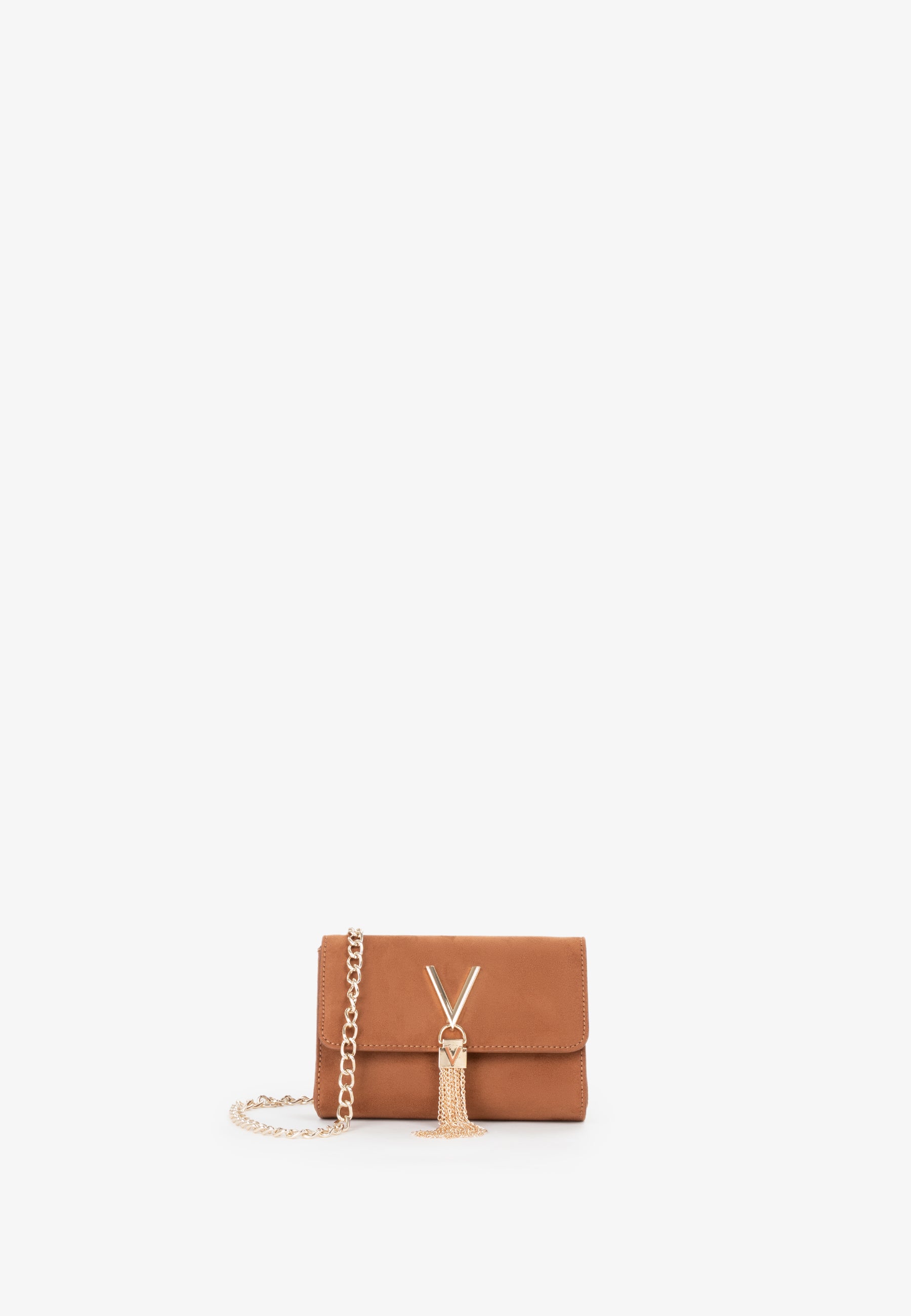 Women's Valentino Divina Winter Flap Bag In Cuoio