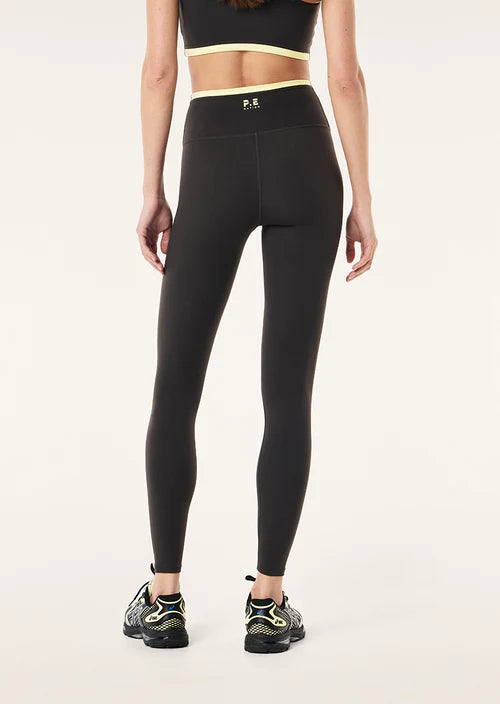 Women's P.E Nation Vita Full Length Leggings in Smokestone Lemonade — view 5