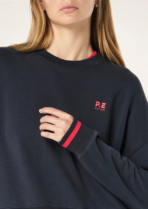 Women's P.E Nation Vita Sweat in Marine Blue — view 2