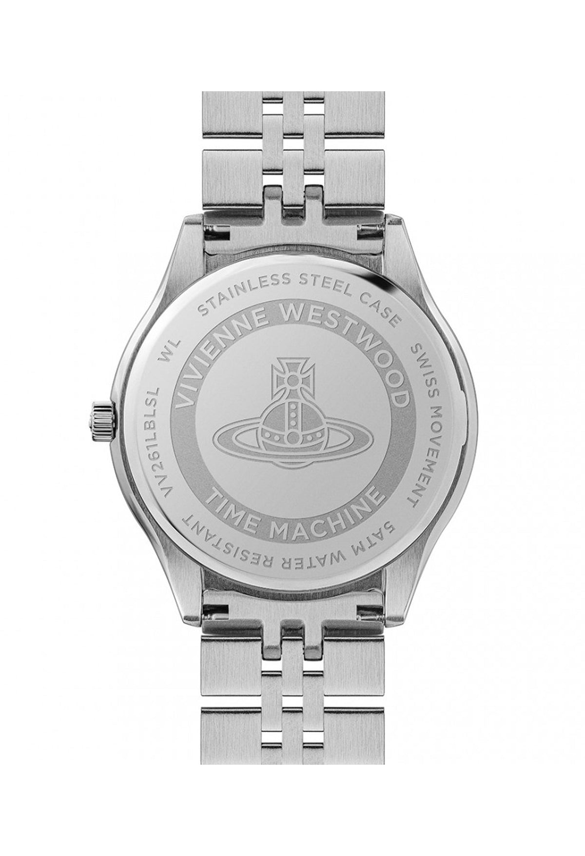 The Vivienne Westwood Ladies Camberwell Stainless Steel Watch, a silver stainless steel jewelry watch from Vivienne Westwood, at OD’s Jewellers in St Helens.