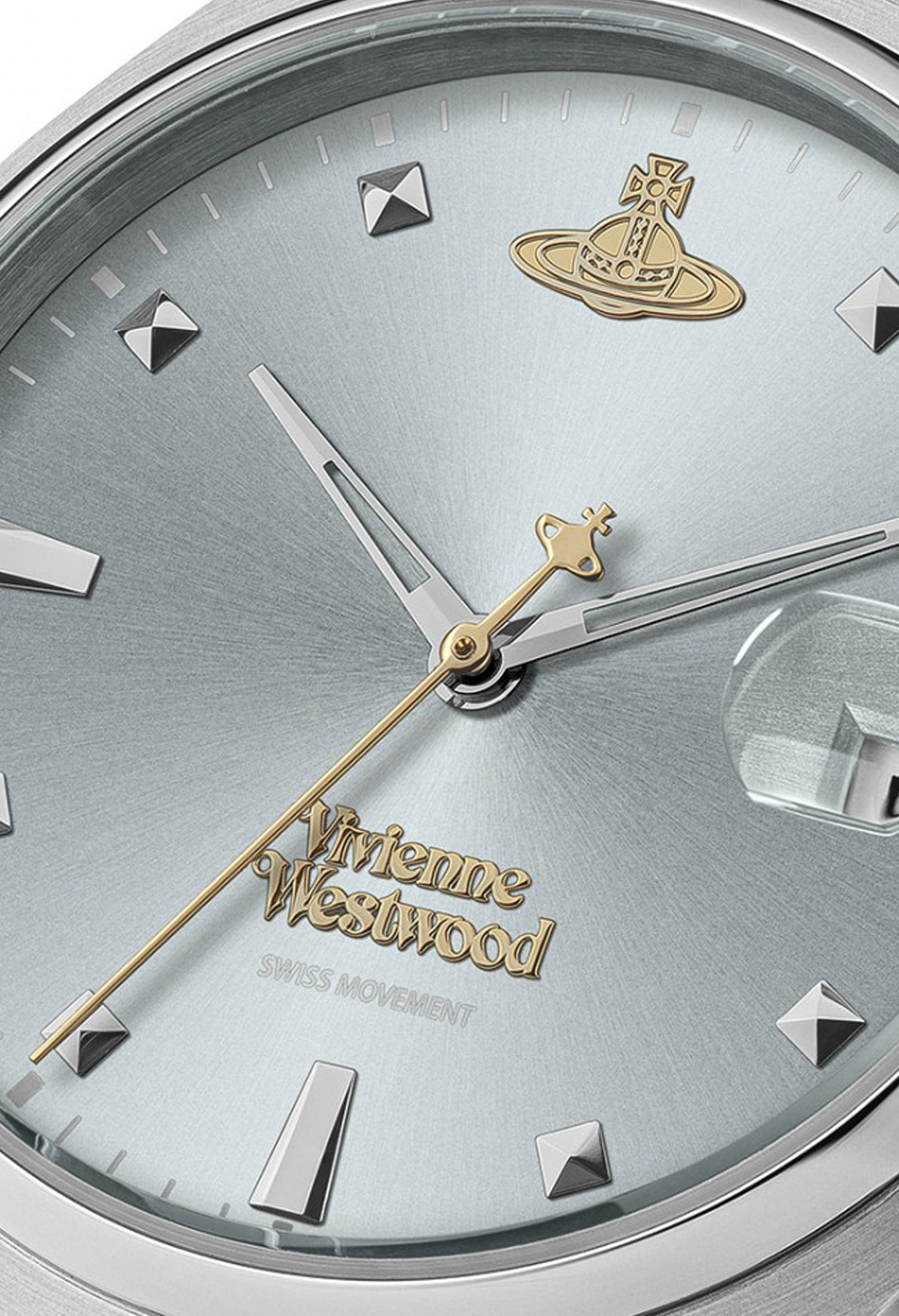 The Vivienne Westwood Camberwell Stainless Steel Watch, a silver stainless steel jewellery watch from Vivienne Westwood, available at OD’s Jewellers in St Helens.