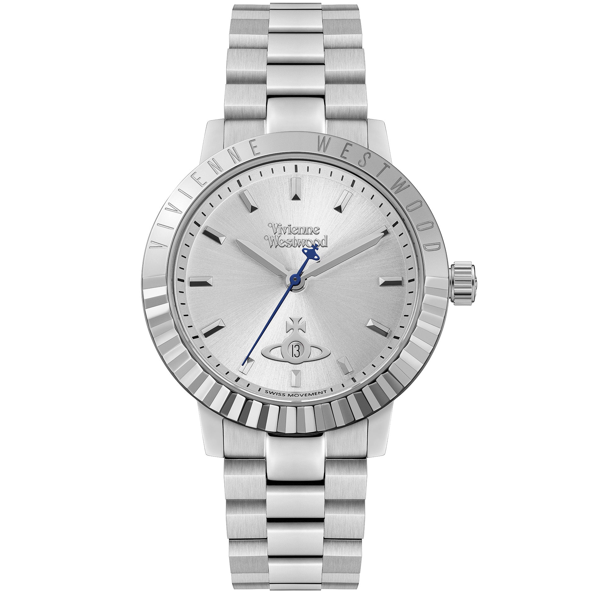 Vivienne Westwood Ladies Dulwich Silver Dial Stainless Steel Bracelet Watch by Vivienne Westwood
