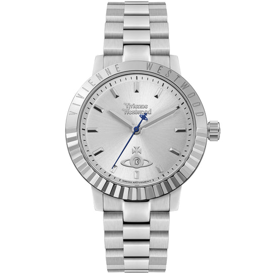 Vivienne Westwood Ladies Dulwich Silver Dial Stainless Steel Bracelet Watch
