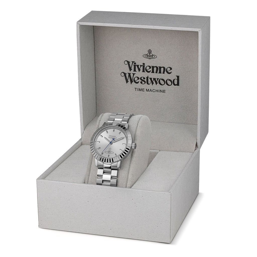 Vivienne Westwood Ladies Dulwich Silver Dial Stainless Steel Bracelet Watch by Vivienne Westwood