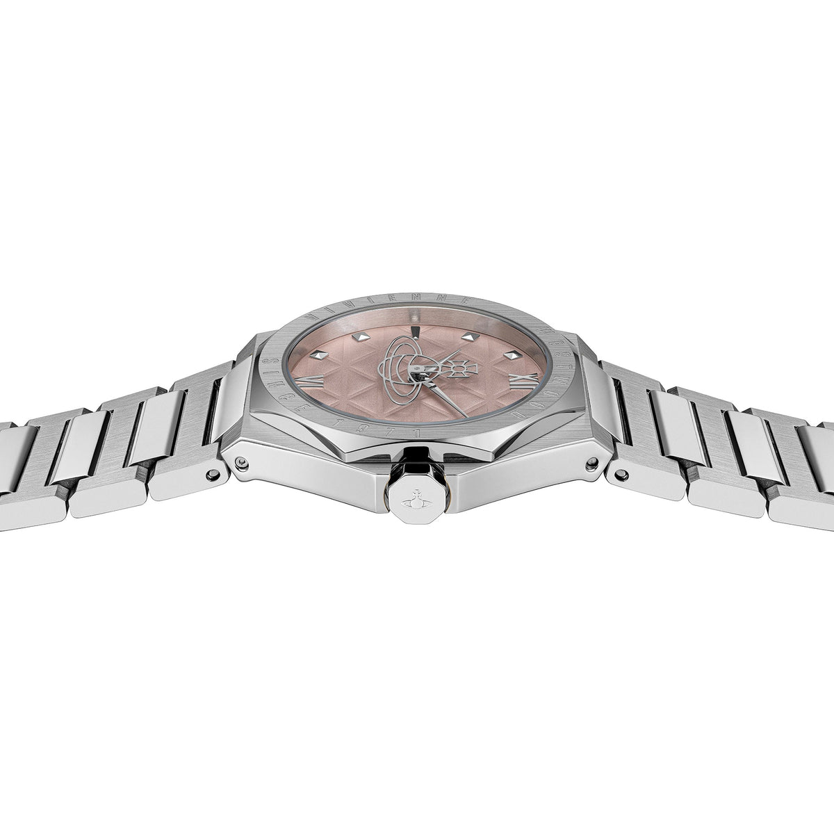 Vivienne Westwood Ladies Aldgate Pink Dial Bracelet Watch VV344PPKSL — view 4