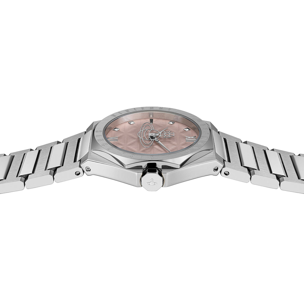 Vivienne Westwood Ladies Aldgate Pink Dial Bracelet Watch VV344PPKSL — view 4