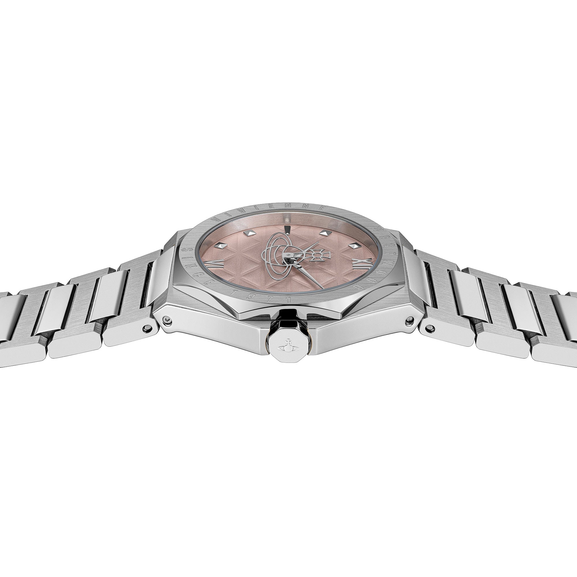 Vivienne Westwood Ladies Aldgate Pink Dial Bracelet Watch VV344PPKSL — view 4