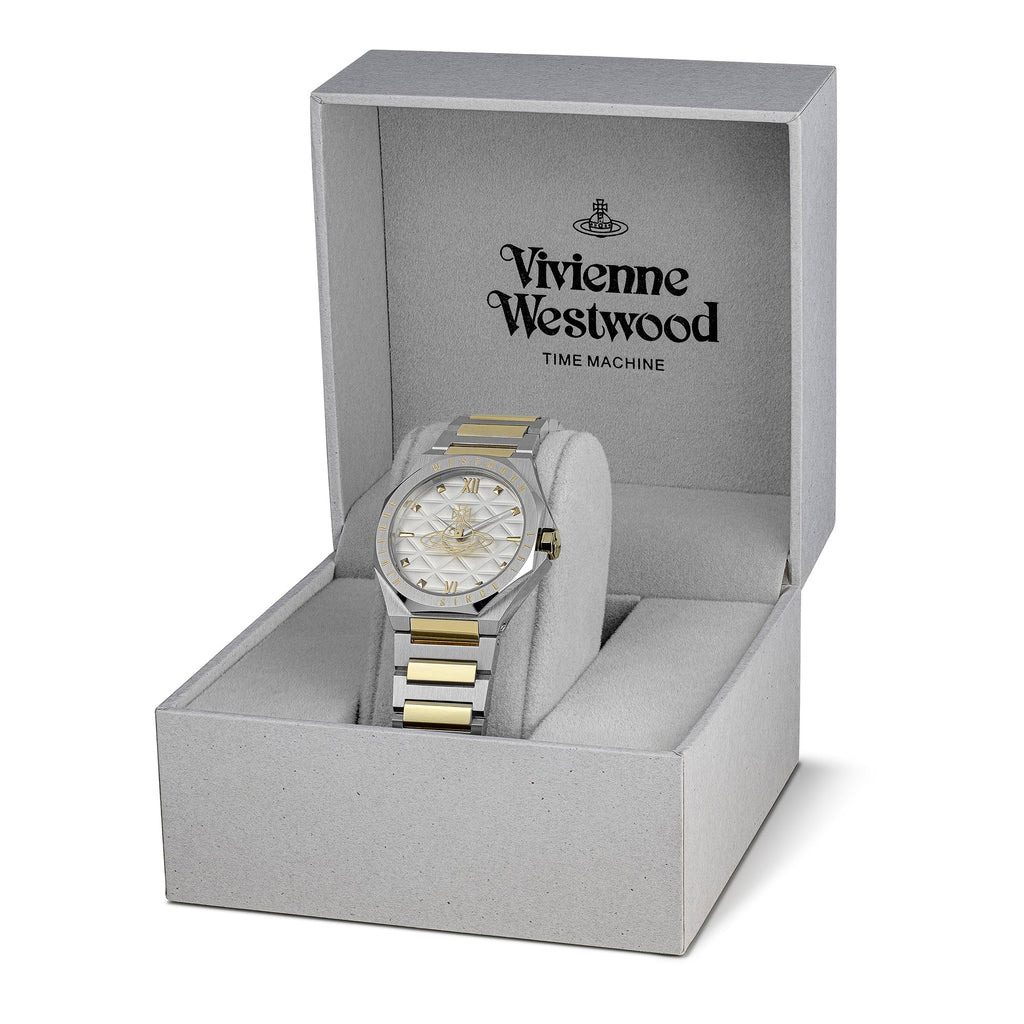 Vivienne Westwood Ladies Aldgate Silver Dial Bracelet Watch VV344SWSG — view 7