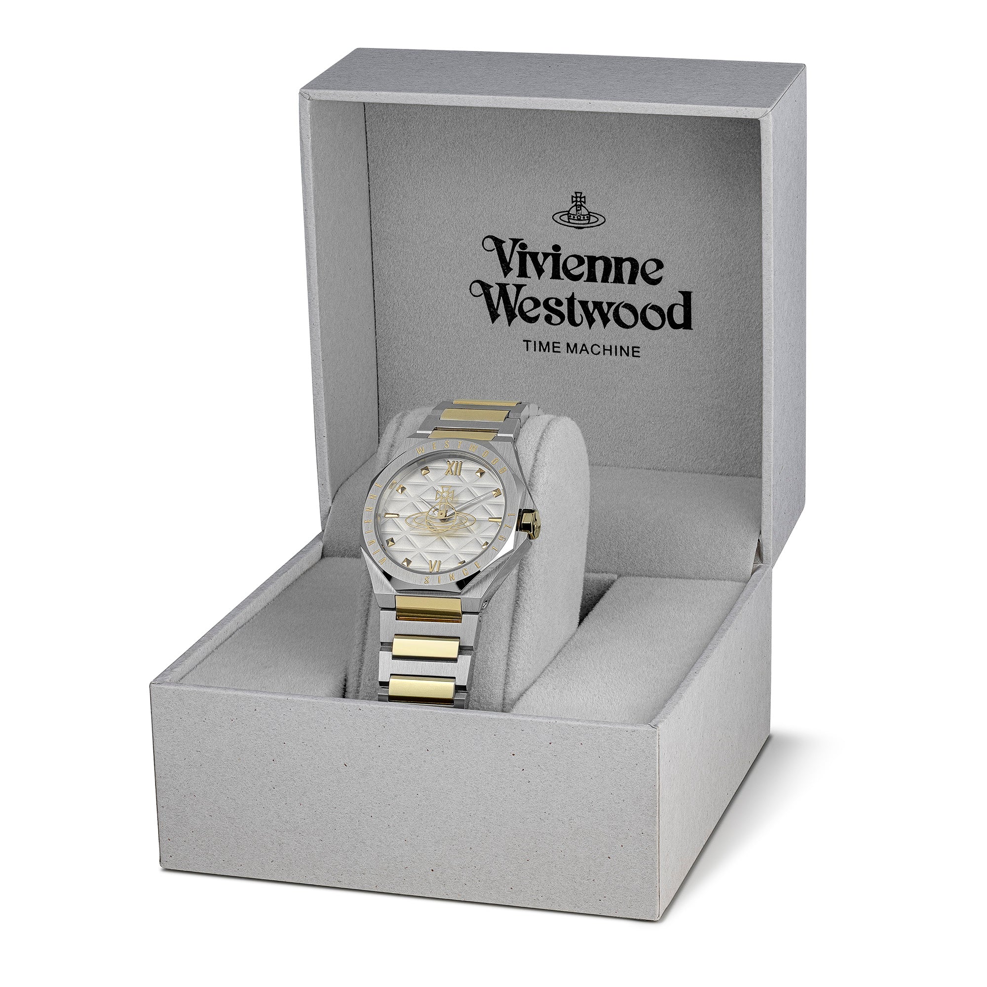 Vivienne Westwood Ladies Aldgate Silver Dial Bracelet Watch VV344SWSG — view 7