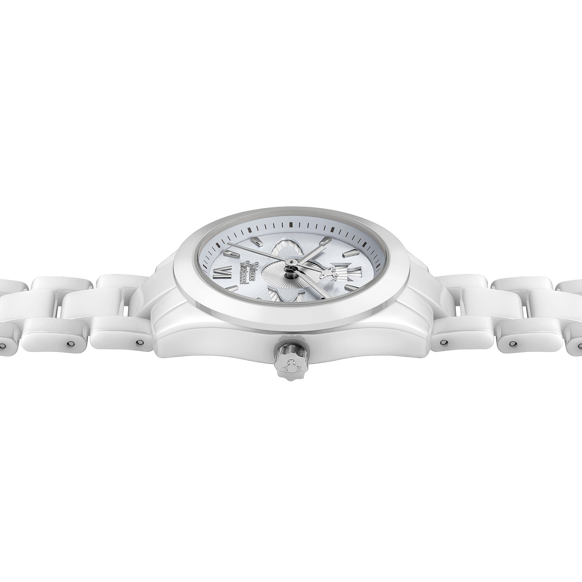 Vivienne Westwood Ladies Fenchurch Ceramica Light Blue Dial Bracelet Watch VV358LBLWH — view 5
