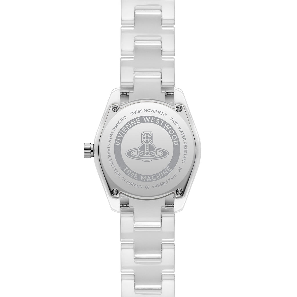 Vivienne Westwood Ladies Fenchurch Ceramica Pink Dial Bracelet Watch VV358LPKWH — view 2