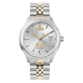 The Vivienne Westwood Ladies Little Camberwell Silver Dial Watch, two-tone stainless steel/gold bracelet, from Vivienne Westwood, available at OD’s Jewellers in St Helens