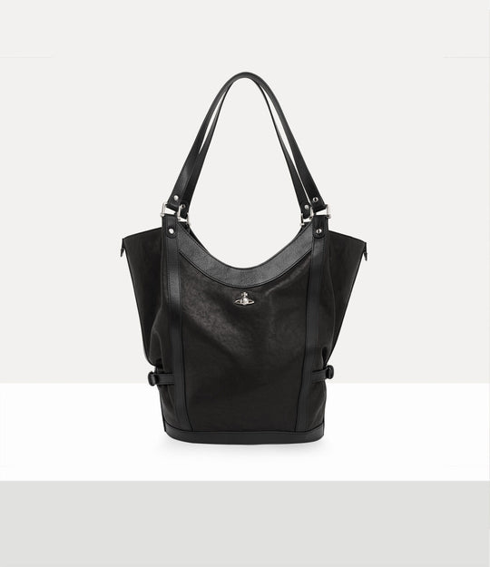 Womens Vivienne Westwood Olive Large Shoulder Black Handbag