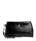 Womens Vivienne Westwood Sadie Wristlet Pouch Black Handbag