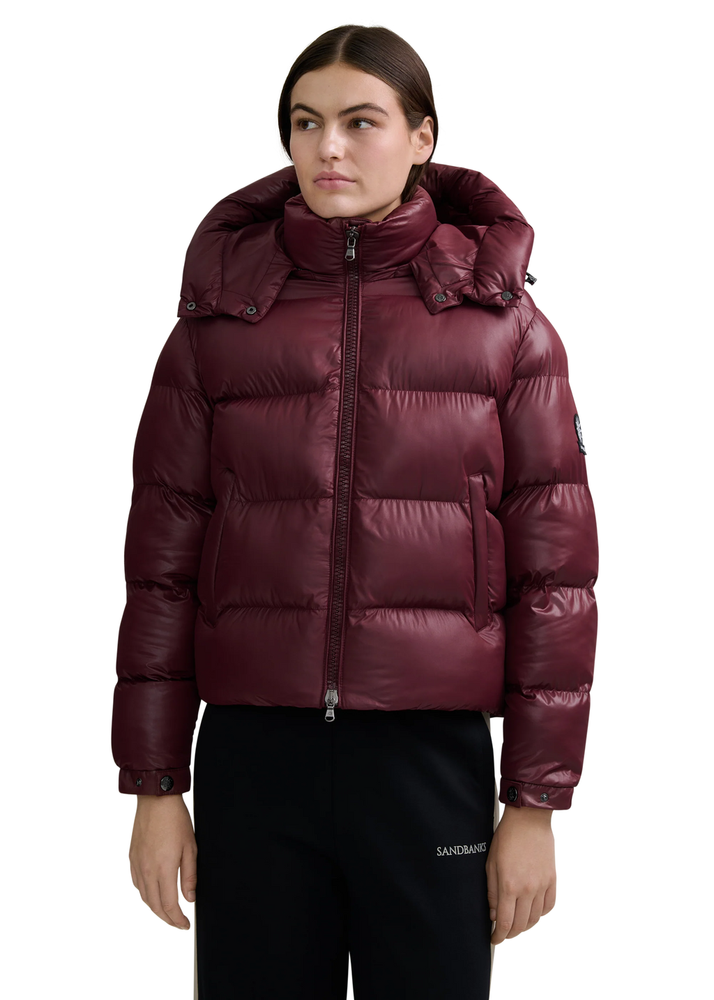 Women's Sandbanks Aurora Puffer in Port