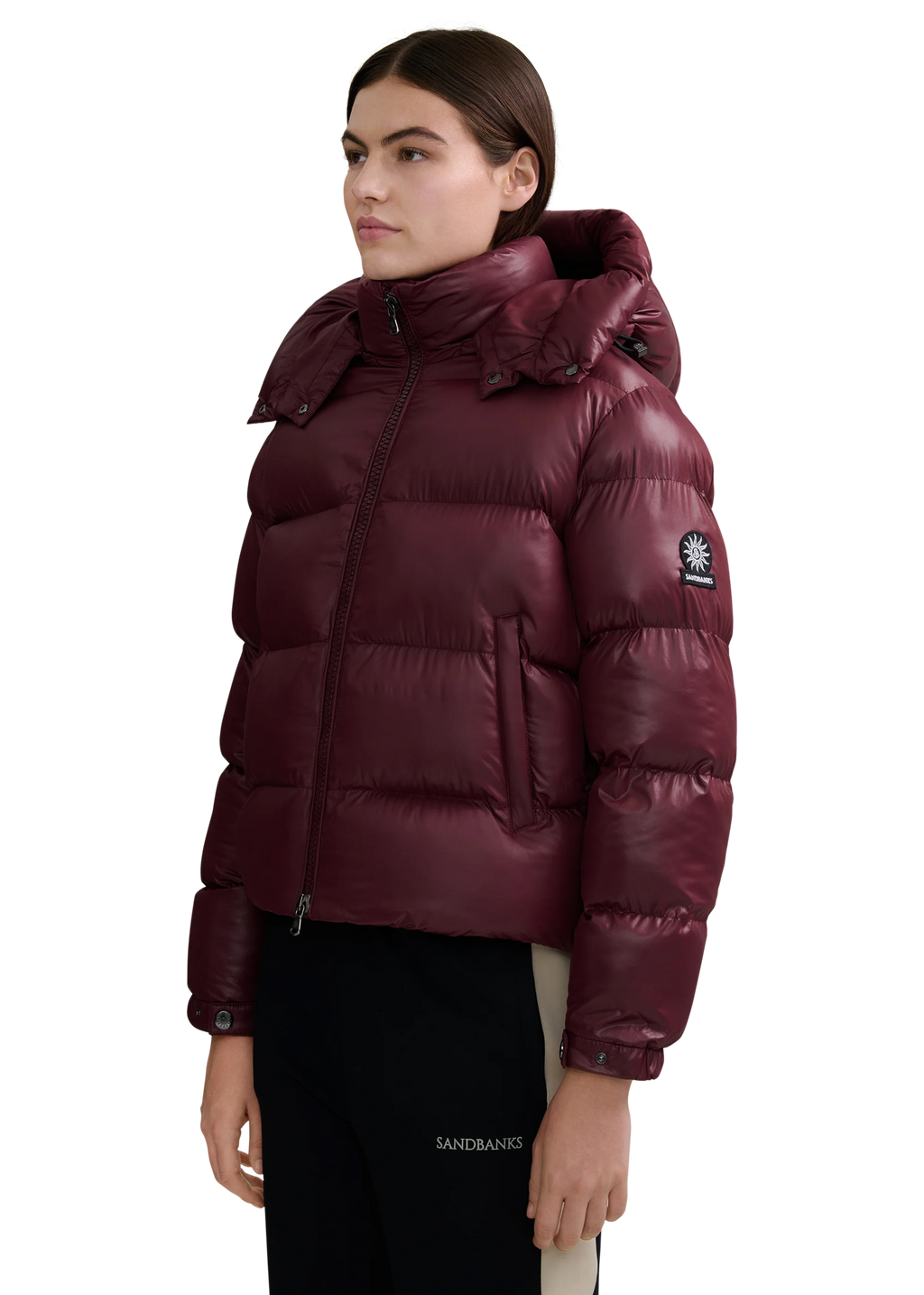 Women's Sandbanks Aurora Puffer in Port