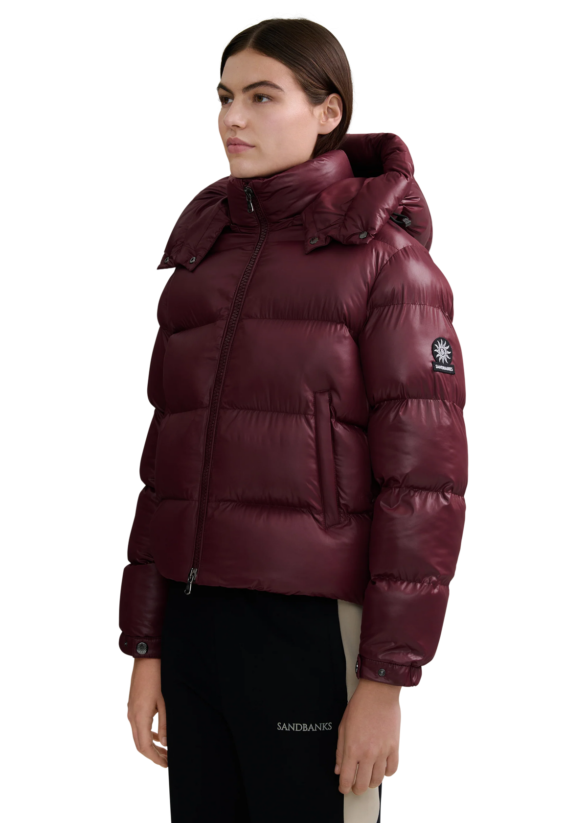 Women's Sandbanks Aurora Puffer in Port