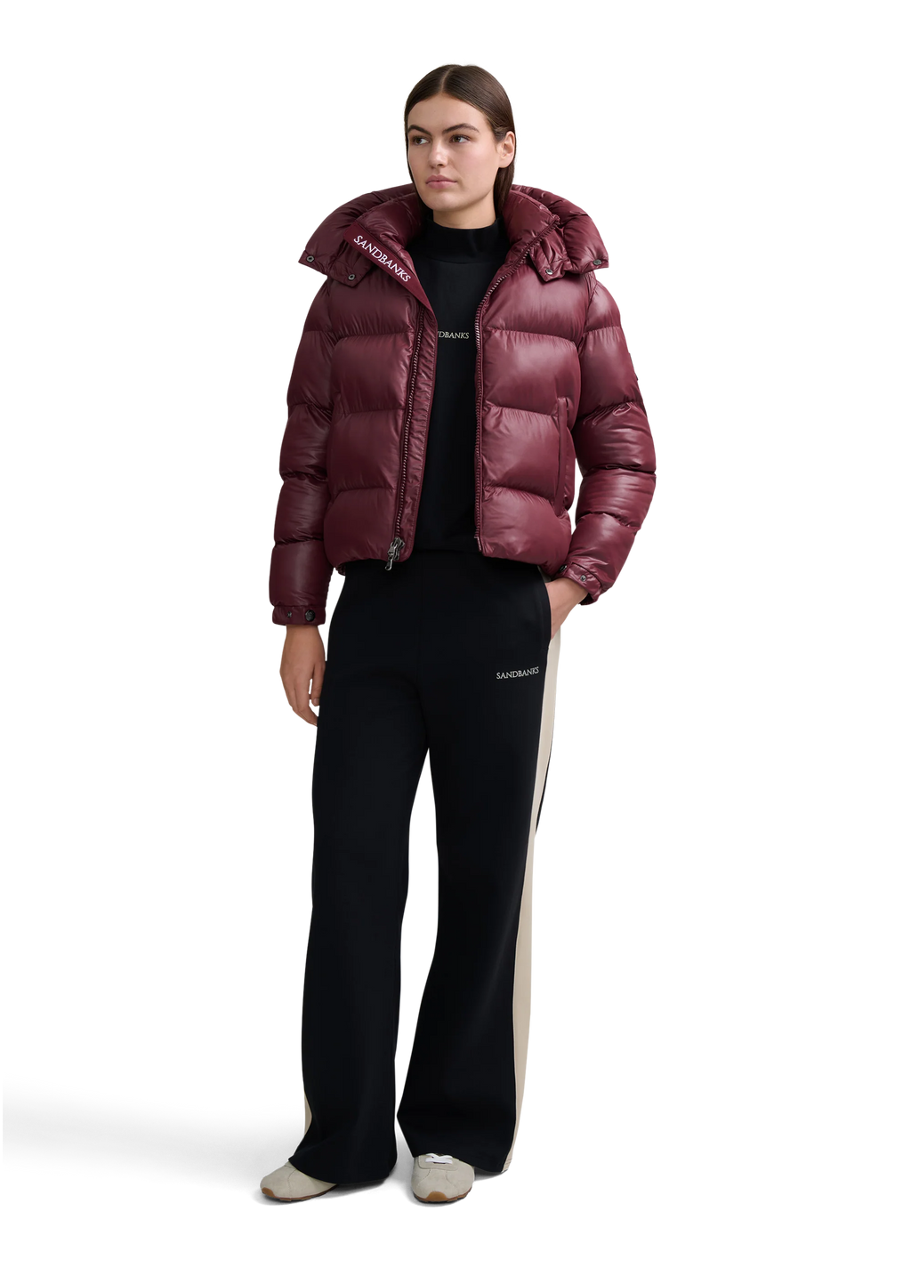 Women's Sandbanks Aurora Puffer in Port