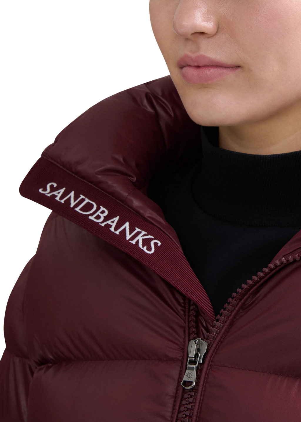 Women's Sandbanks Aurora Puffer in Port