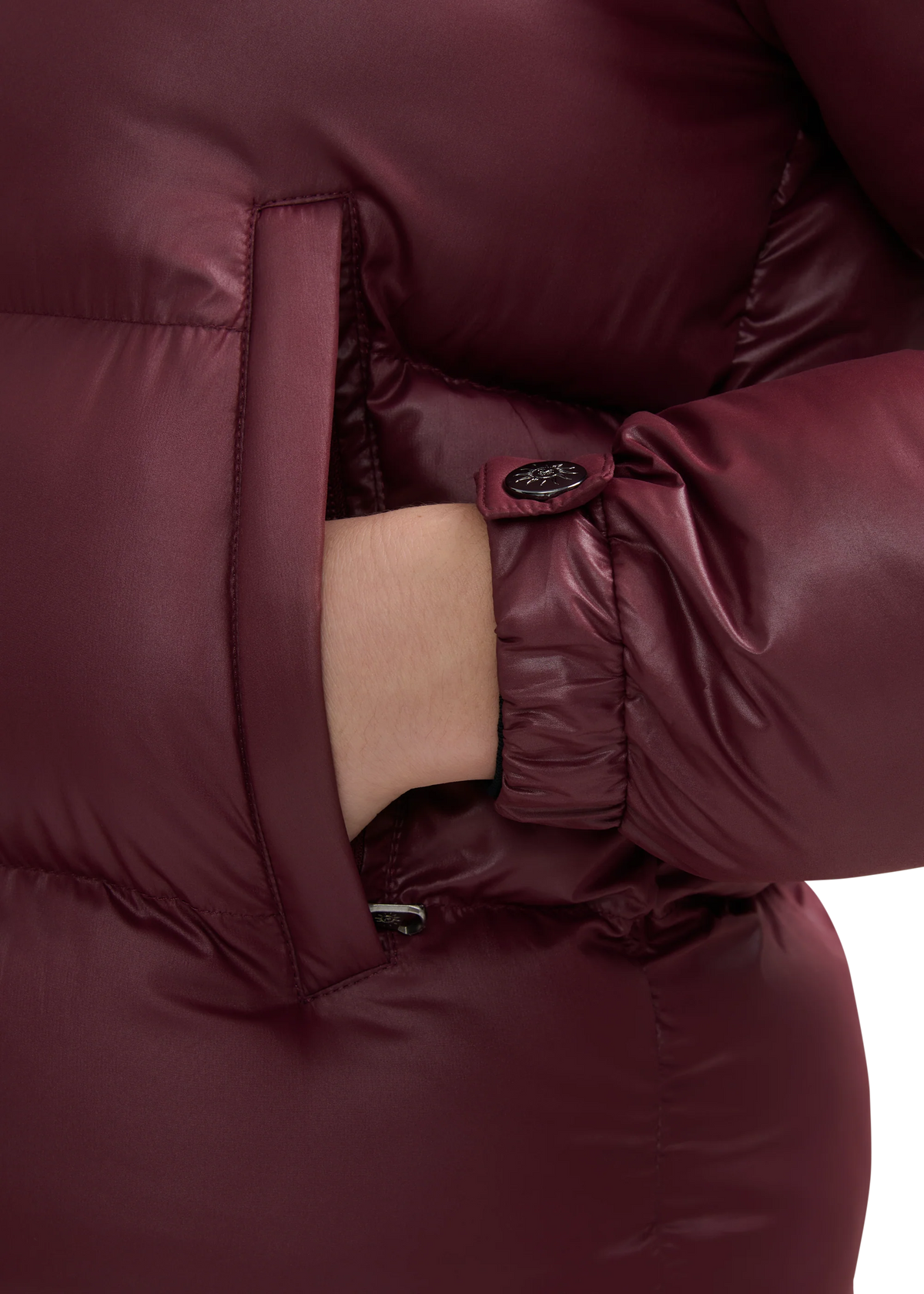 Women's Sandbanks Aurora Puffer in Port