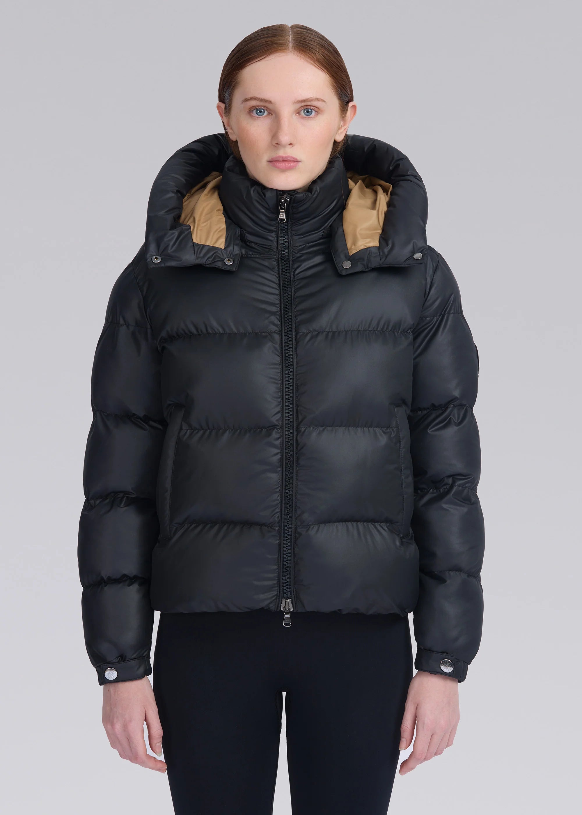 Women's Sandbanks Black Aurora Puffer Coat - image 3