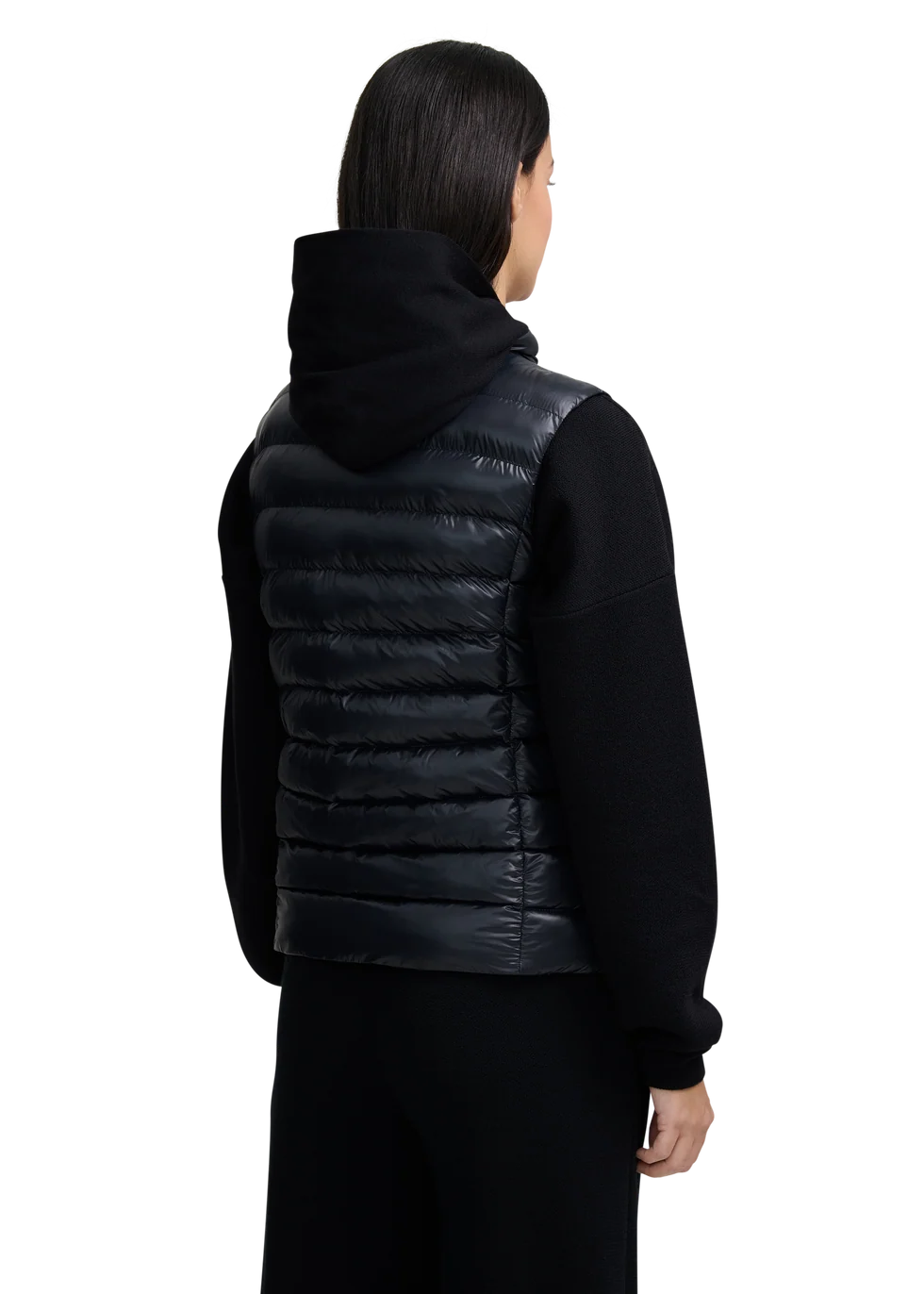 Women's Sandbanks Micro Puffer Gilet in Black