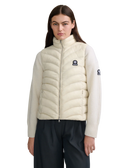 Women's Sandbanks Micro Puffer Gilet in Stone
