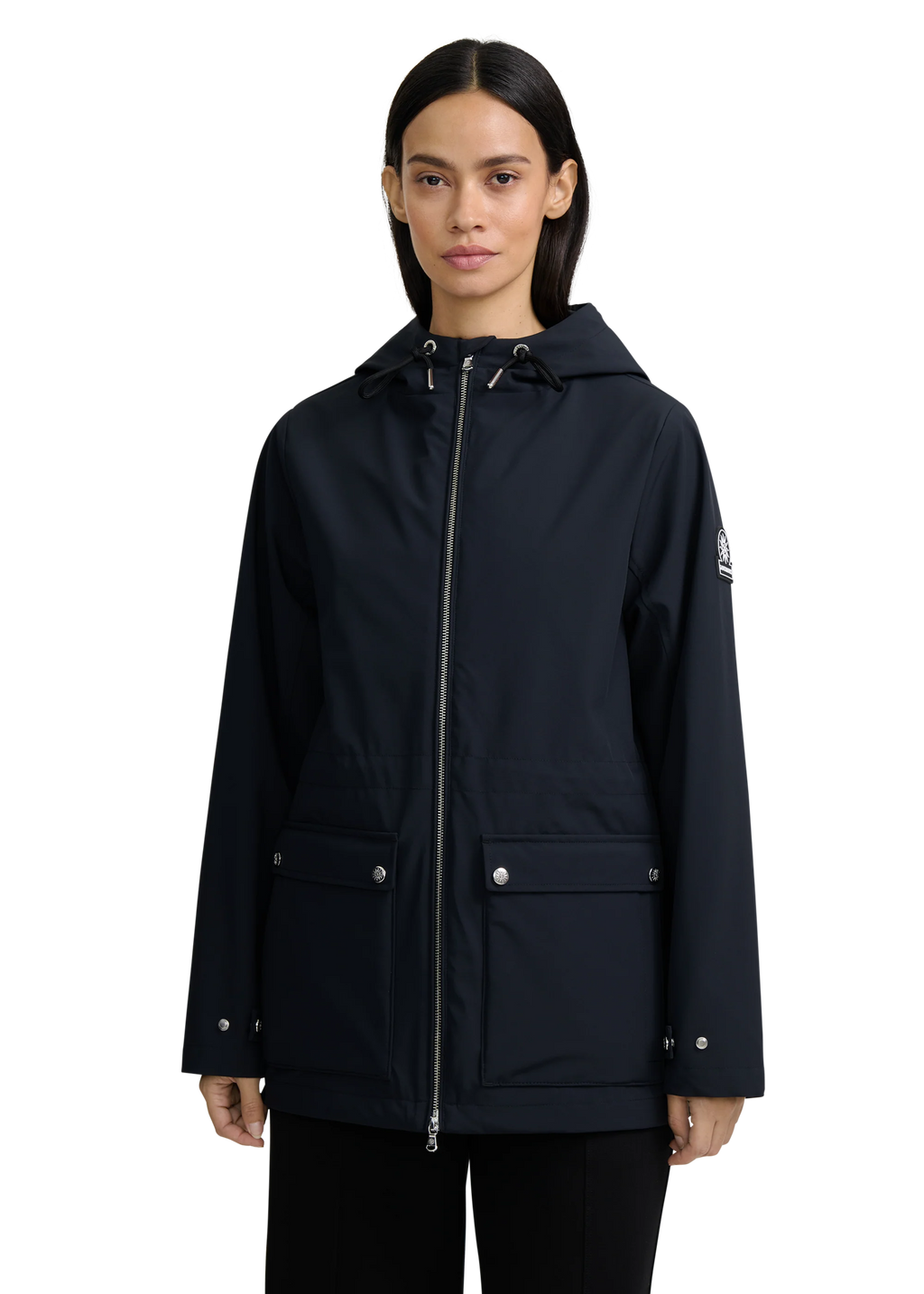 Women's Sandbanks Waterproof Jacket in Black