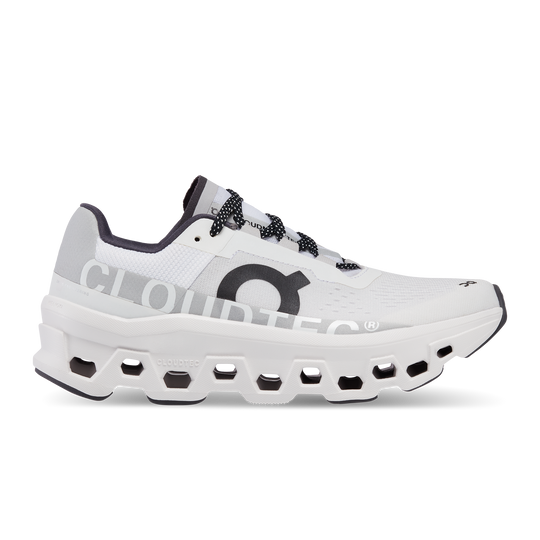 Women's On Running Cloudmonster All White Trainers
