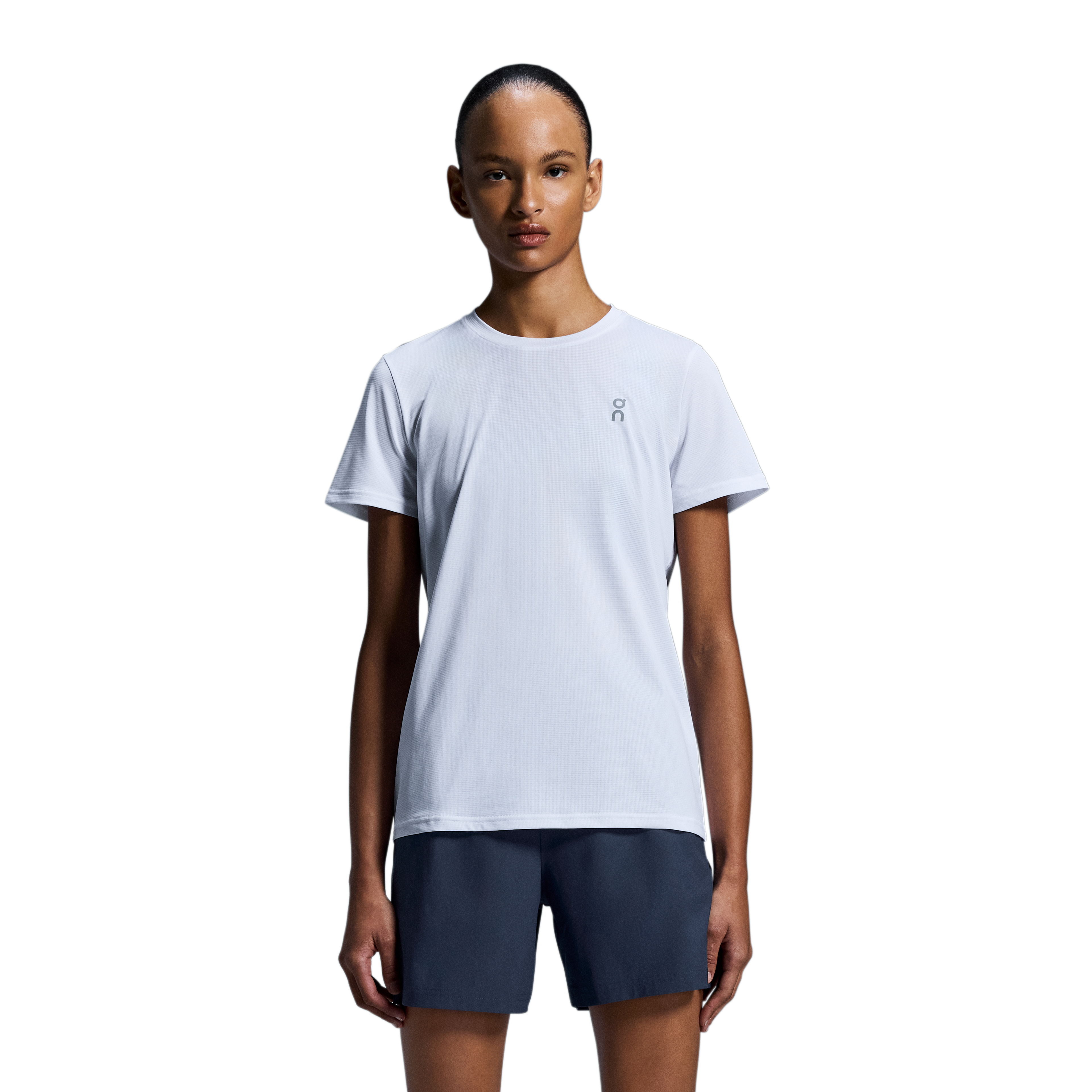Women's On Running Core White Short Sleeve T Shirt — view 2