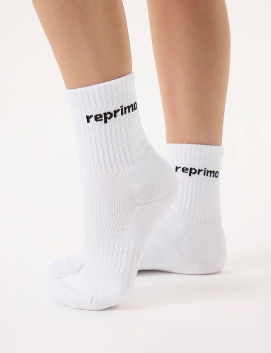 Women's Reprimo 3 Pack Everyday Crew Sock White