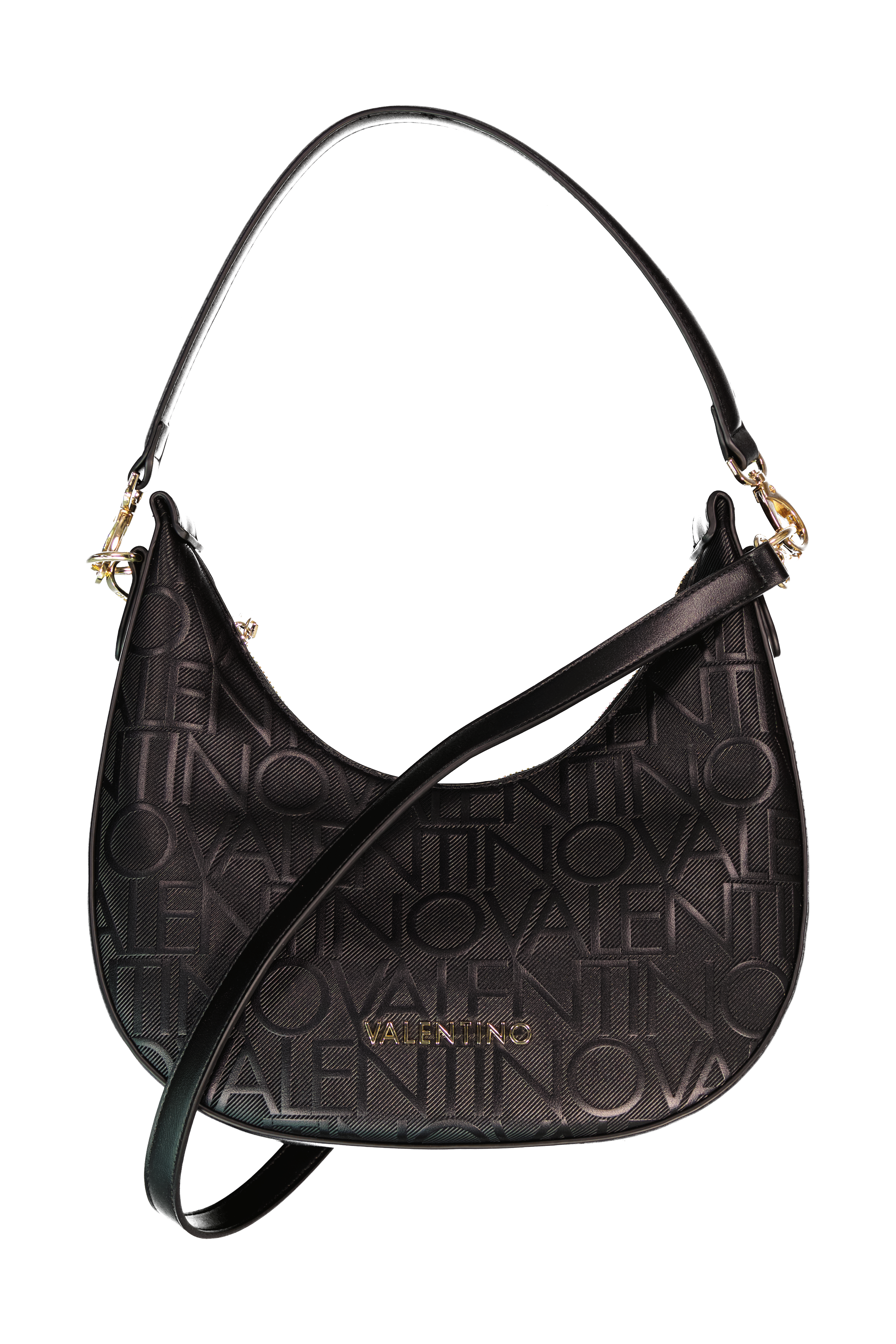 Women's Valentino Gynevra Re Hobo Bag In Black