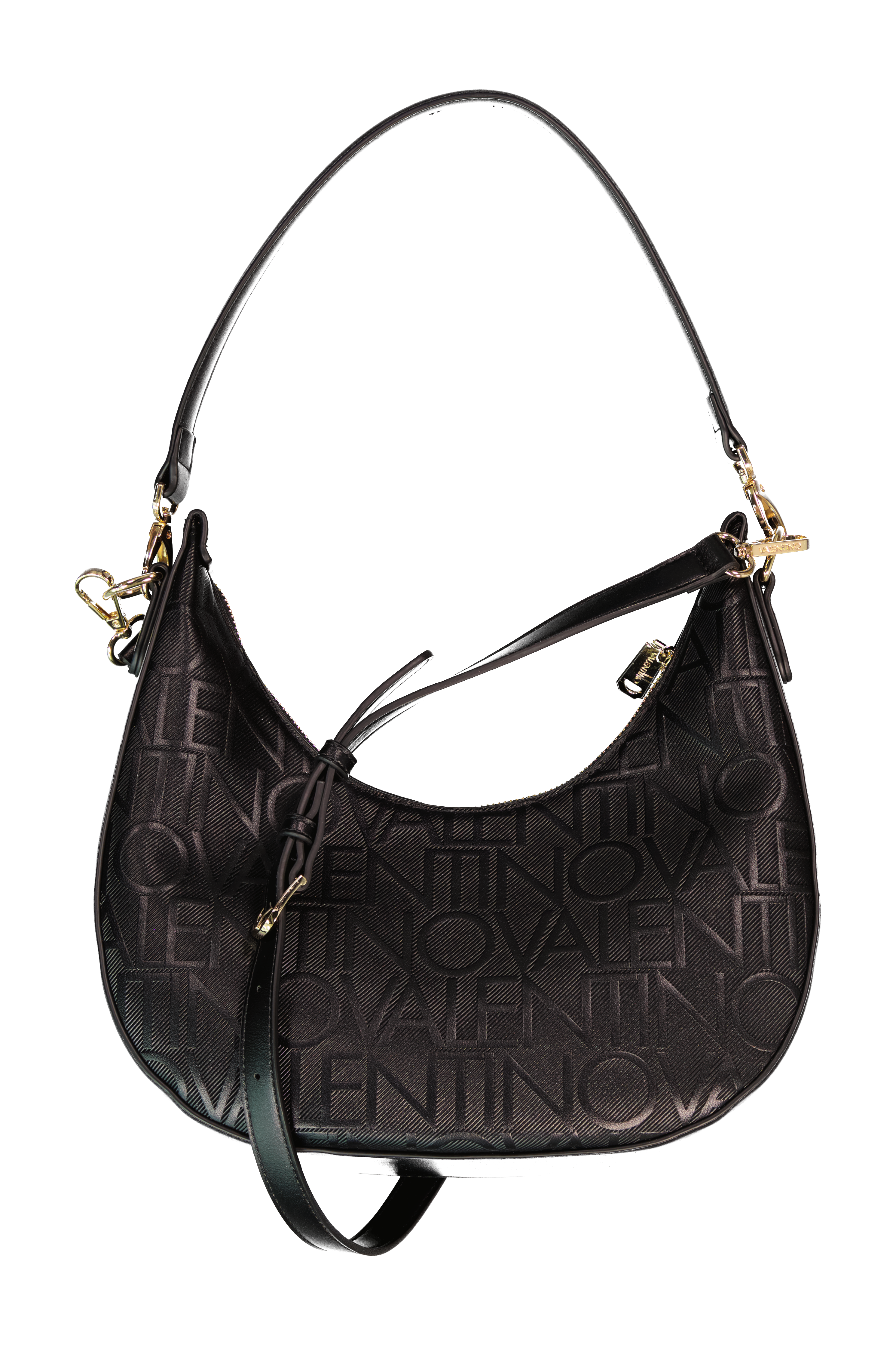 Women's Valentino Gynevra Re Hobo Bag In Black — view 2