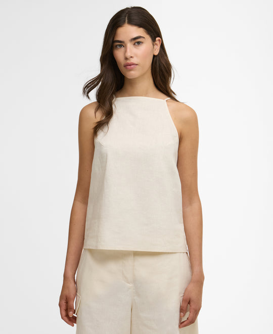 Women's Barbour Adriana Top in Ecru