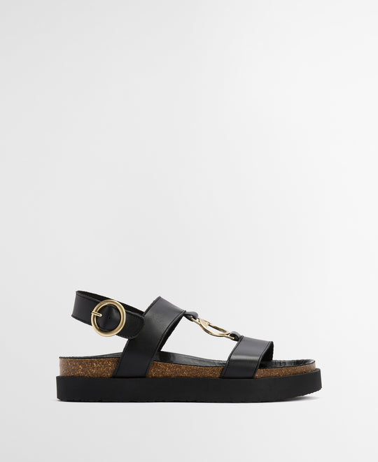 Women's Barbour Gwen Sandal in Black