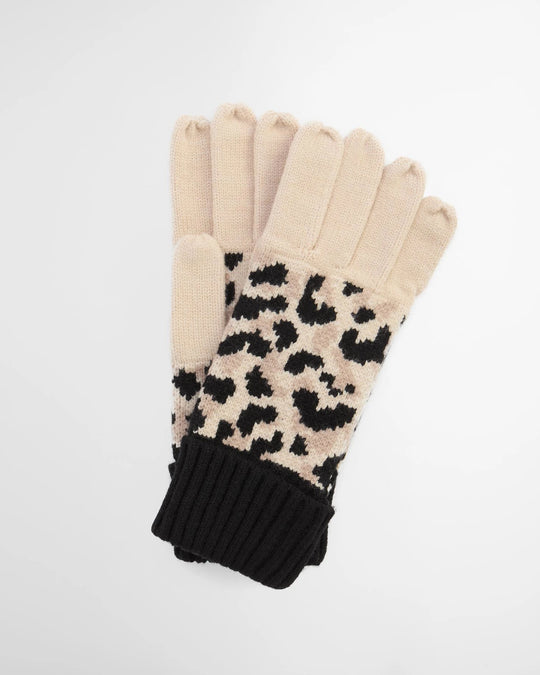 Women's Barbour Harley Leopard Gloves