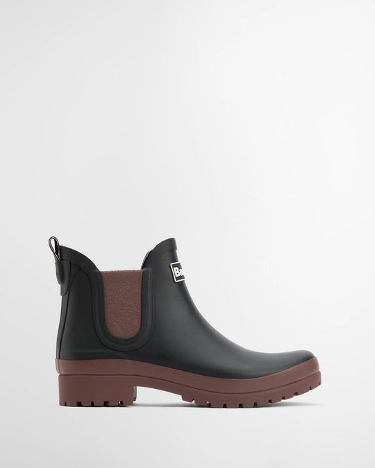 Women's Barbour Mallow Wellingtons in Black Vicuna