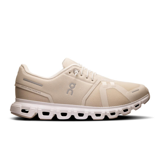 Women's On Running Cloud 6 Pearl White Trainers