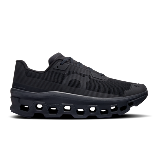 Women's On Running Cloudmonster Void Trainers Black I Black