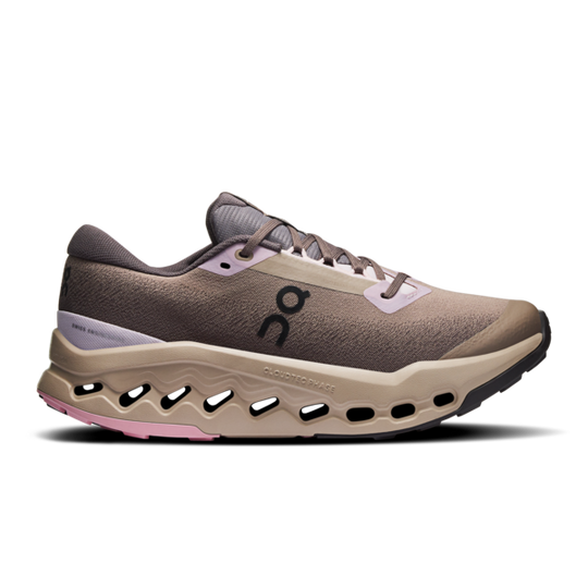 Women's On Running Cloudsurfer Trail 2 Waterproof in Cinder I Desert