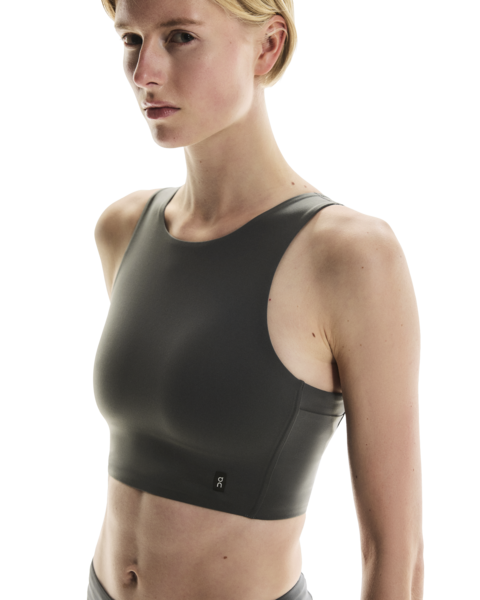 Women's On Running Core 2-in-1 Crop in Eclipse