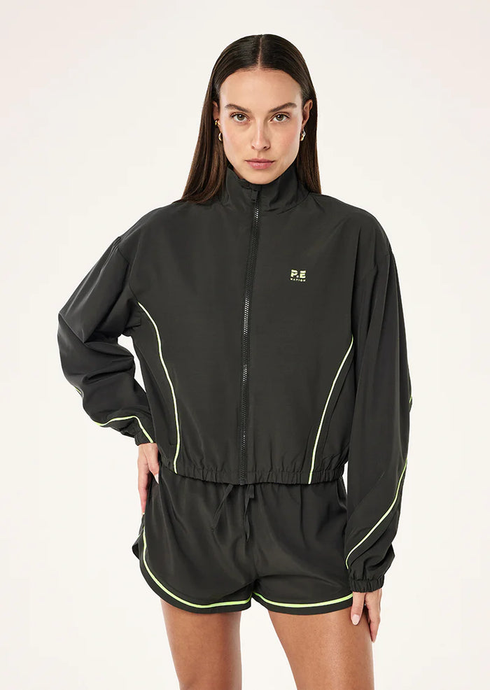Women's P.E Nation Linear Jacket Caviar & Lime