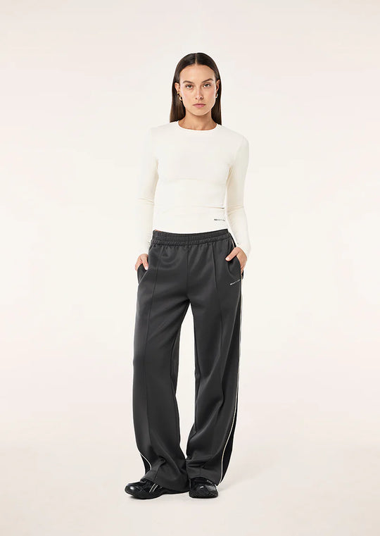 Women's P.E Nation Man Down Track Pant in Caviar
