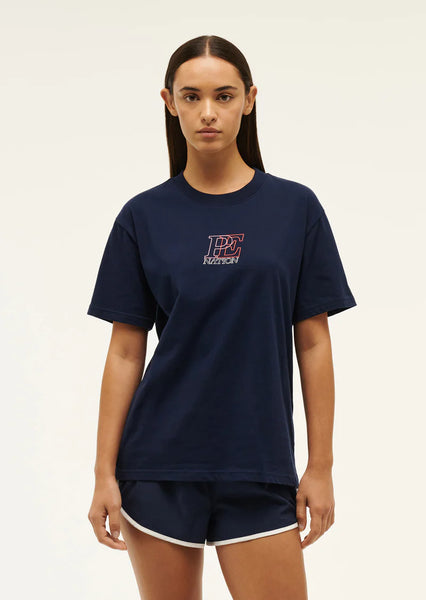 UG Apparel Women's Must Have Tee - NCAA Officially Licensed Navy Team Graphic T-Shirt