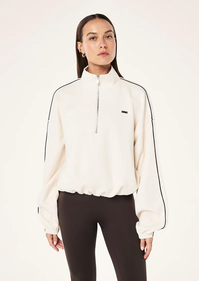 Women's P.E Nation Precision Zip Thru in Whisper White